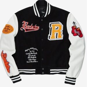 Black and White Varsity Jacket